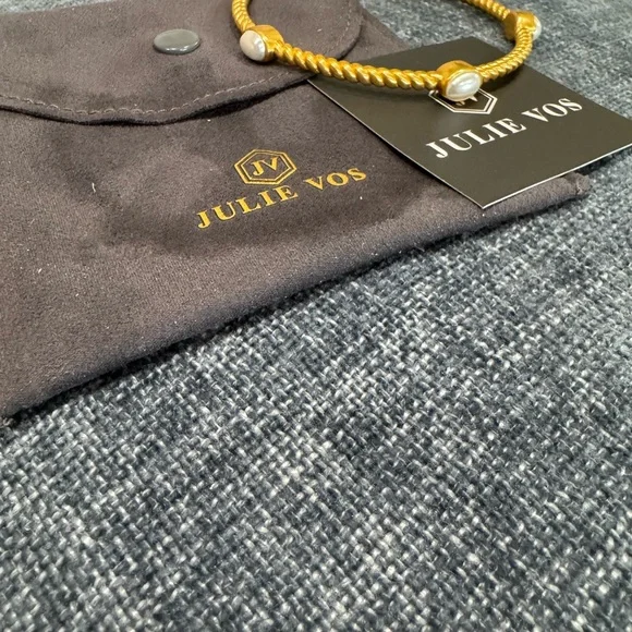 Julie Vos Twisted Gold Bangle - Picture 2 of 2